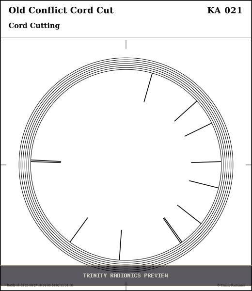 Old Conflict Cord Cut Radial radionics card preview