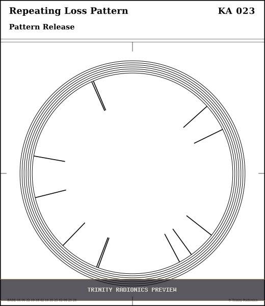 Repeating Loss Pattern Radial radionics card preview
