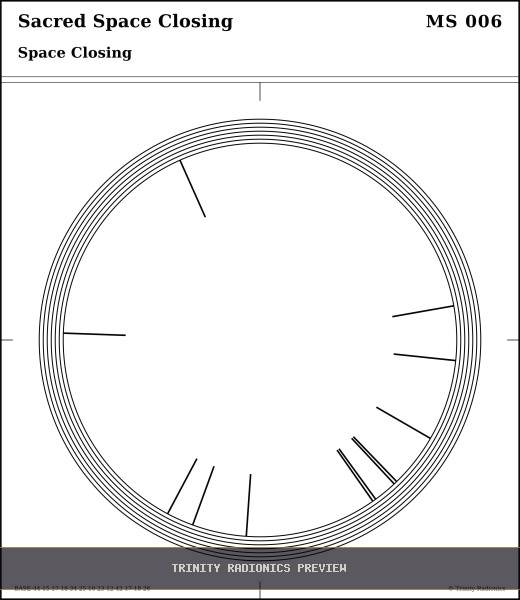 Sacred Space Closing Radial radionics card preview