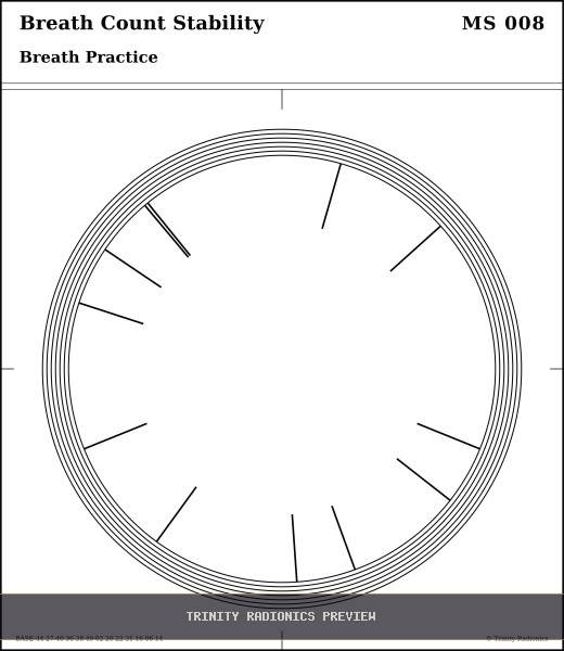 Breath Count Stability Radial radionics card preview
