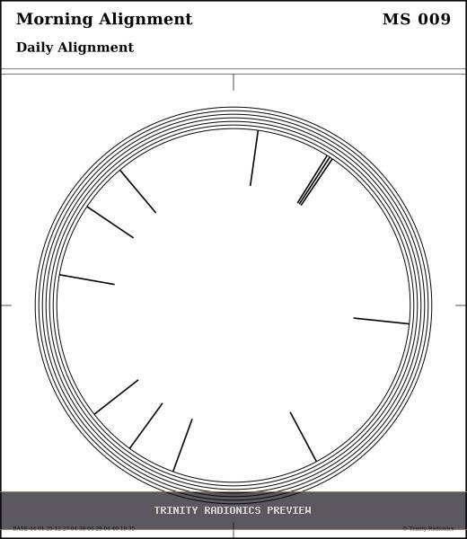 Morning Alignment Radial radionics card preview