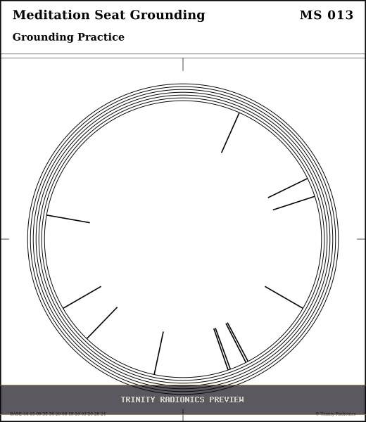 Meditation Seat Grounding Radial radionics card preview
