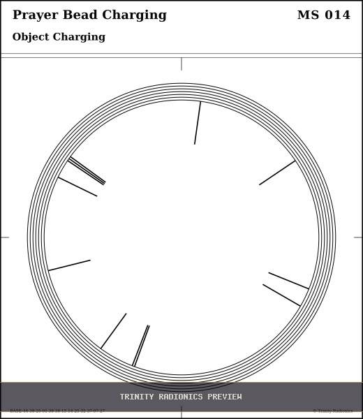 Prayer Bead Charging Radial radionics card preview
