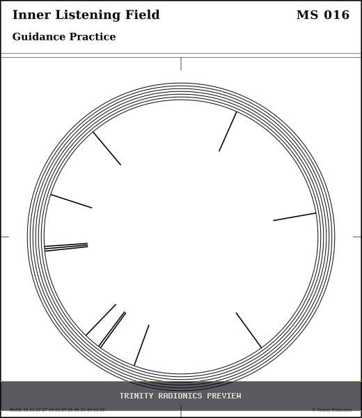 Inner Listening Field Radial radionics card preview
