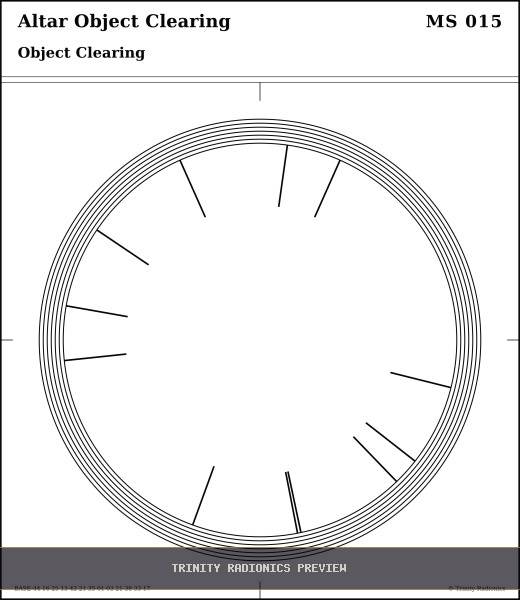Altar Object Clearing Radial radionics card preview