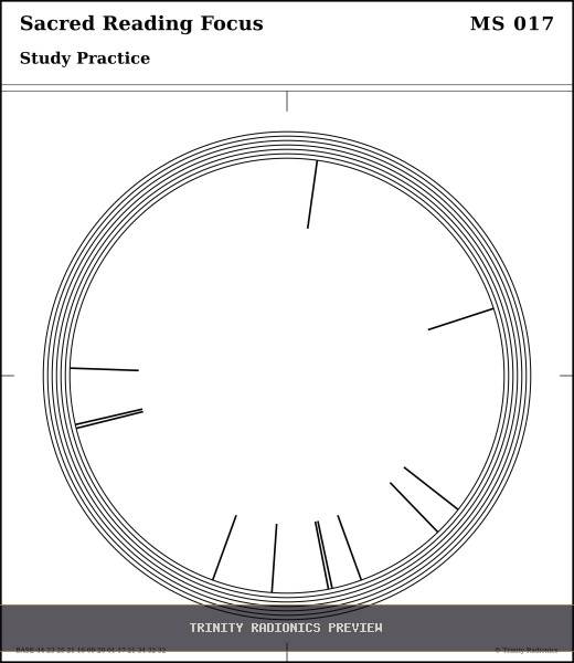 Sacred Reading Focus Radial radionics card preview