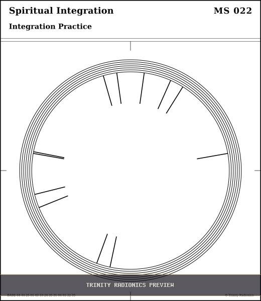 Spiritual Integration Radial radionics card preview