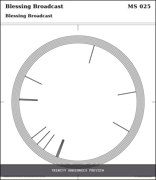 Blessing Broadcast Radial radionics card preview