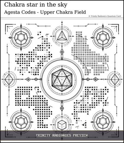 Chakra star in the sky Quantum radionics card preview