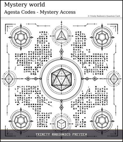 Mystery world Quantum radionics card preview