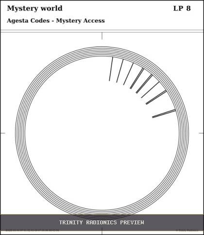 Mystery world Radial radionics card preview