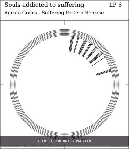Souls addicted to suffering Radial radionics card preview