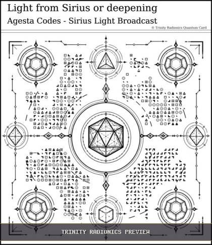 Light from Sirius or deepening Quantum radionics card preview