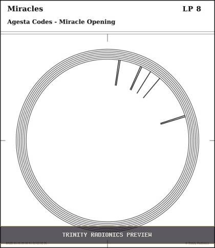 Miracles Radial radionics card preview