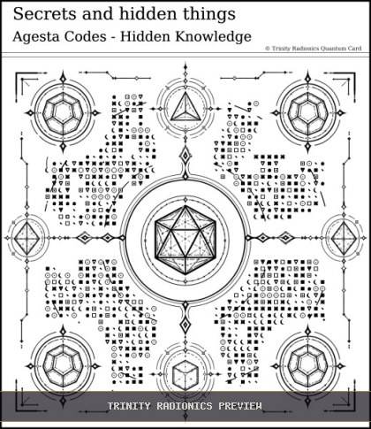 Secrets and hidden things Quantum radionics card preview