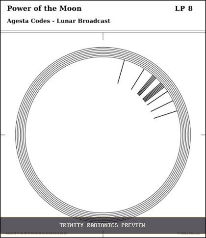 Power of the Moon Radial radionics card preview