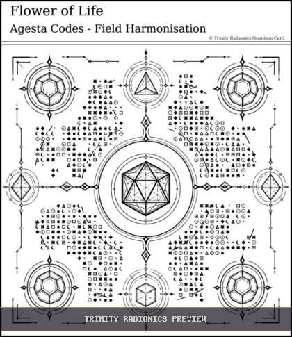 Flower of Life Quantum radionics card preview