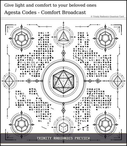 Give light and comfort to your beloved ones Quantum radionics card preview