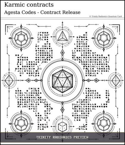 Karmic contracts Quantum radionics card preview