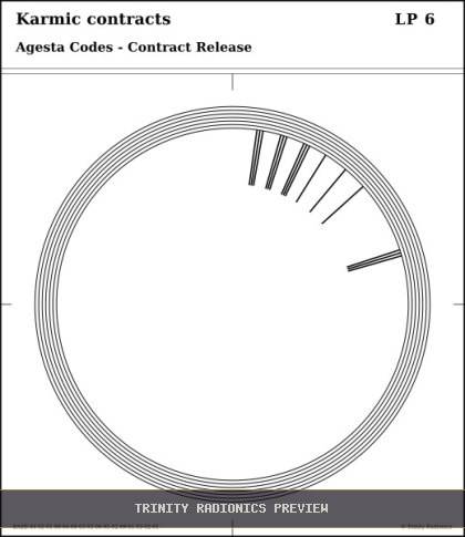 Karmic contracts Radial radionics card preview