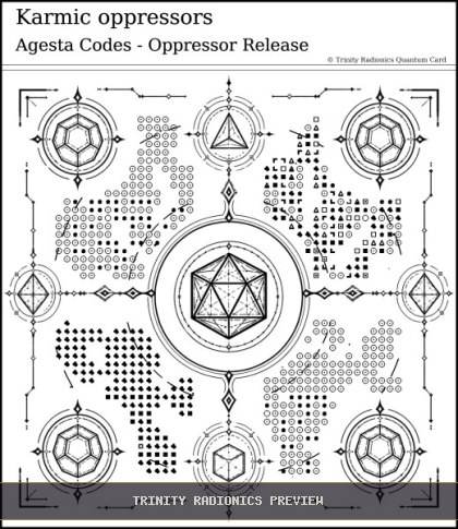 Karmic oppressors Quantum radionics card preview