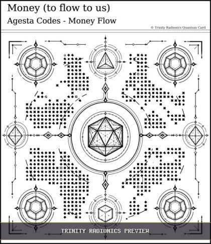 Money (to flow to us) Quantum radionics card preview