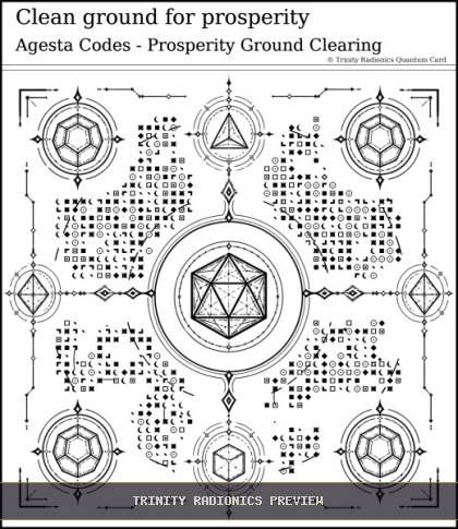 Clean ground for prosperity Quantum radionics card preview