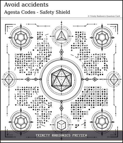Avoid accidents Quantum radionics card preview