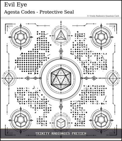 Evil Eye Quantum radionics card preview