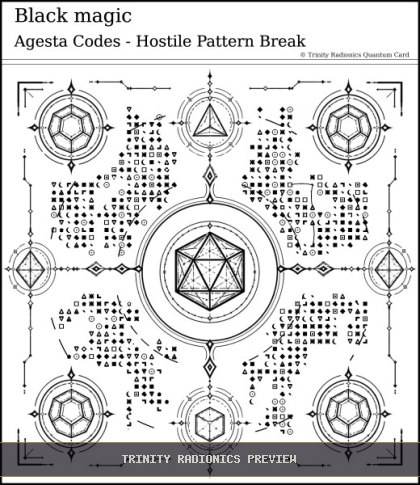 Black magic Quantum radionics card preview