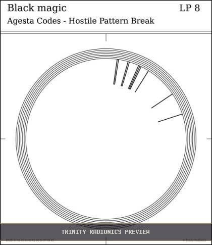 Black magic Radial radionics card preview