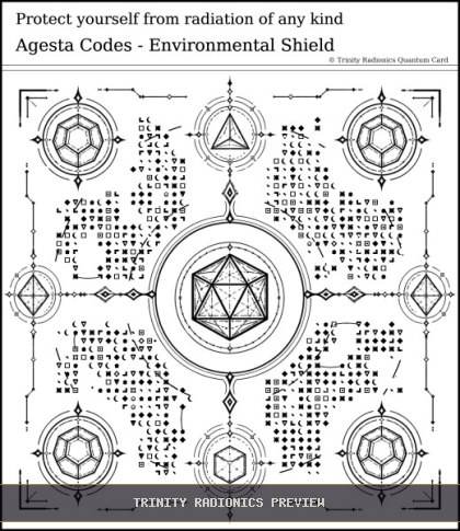 Protect yourself from radiation of any kind Quantum radionics card preview