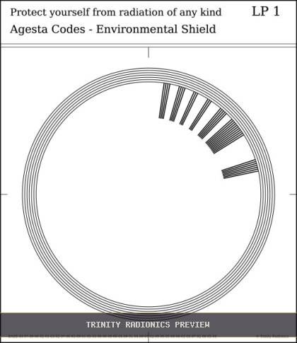 Protect yourself from radiation of any kind Radial radionics card preview