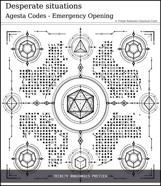 Desperate situations Quantum radionics card preview