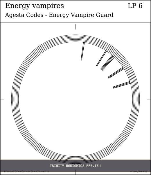 Energy vampires Radial radionics card preview